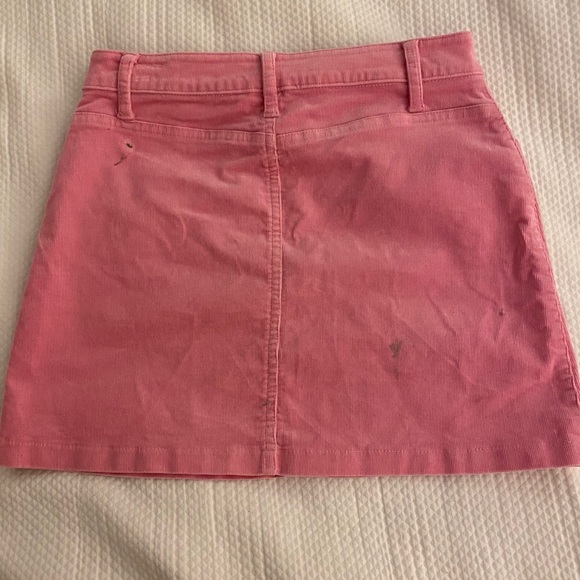 PINK CORDUROY SKIRT - Picture 2 of 3
